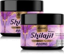 800Mg Shilajit Pure Himalayan Organic, Shilajit Resin Maximum Potency Gold Grade, Shilajit Supplement mit 8-in-1 Natural Blend & 85+ Trace Minerals für Frauen, Energie &amp; Immunität,60 Gramm(2 Packungen)