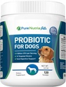 Dog Probiotics Dog Supplements - für Dog Diarrhea, Upset Stomachs, Hefe, Gas, Dog Allergy und Dog Immunsystem Unterstützung - Made in USA - 12 Gezielte Strains 5 Billion CFU - 120 Scoops