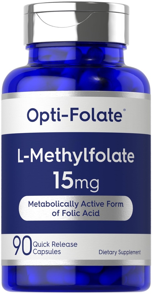 Carlyle L Methylfolate 15mg.90 Capsules Max Potentialité Optimisé et activé.