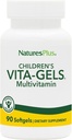 NaturesPlus Kinder Vita-Gels Multivitamin, Natürliche Orange Flavor - 90 Softgels, Packung 2 - Glutenfrei - 180 Gesamt Servierungen