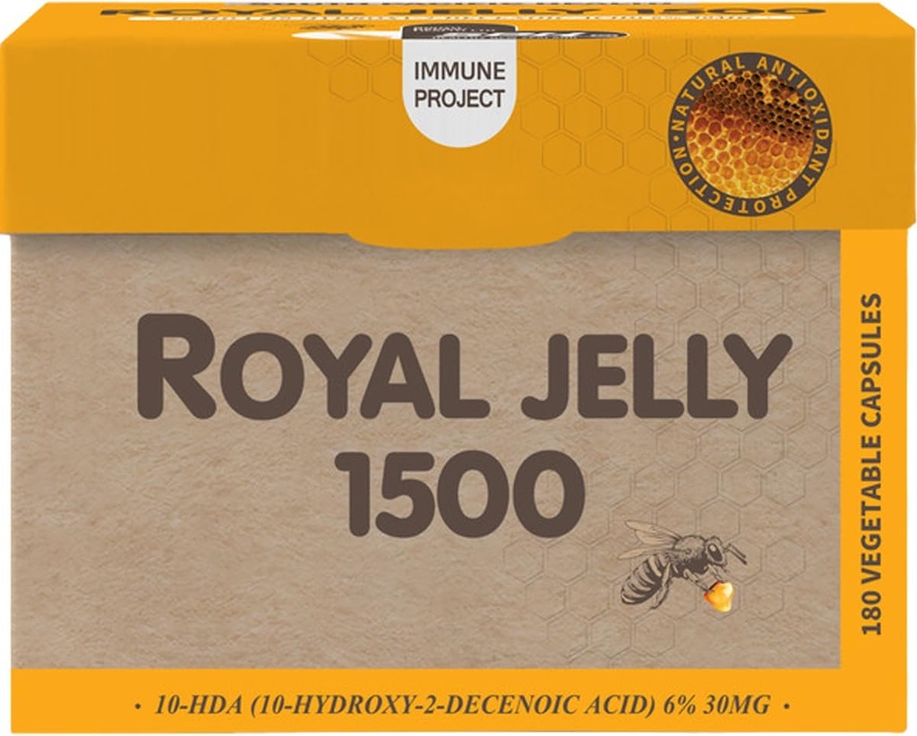 SPH 100% Pure Royal Jelly 1500 (10-HDA 6% 30mg) 180 Kapseln (1)