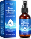 Huile de magnésium pour les pieds, 100% Pure & Natural Huile de magnésium Spray, Facile à absorber et utilisation 2.0 fl.oz