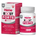 Hemeboost Forte 34.8 mg (696 mg Heme Iron) I 30 Tabletten I High Potency Natural Iron Supplement I High Absorption & Gentle on Stomach I Eisen Pillen für Erwachsene & Safe zur Verwendung in Schwangerschaft