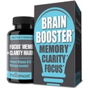 Supplément Cerveau / Supplément Cerveau Booster pour Focus, Mémoire, Clarté, Énergie Travailler comme Supplément Cerveau Caféine Booster / Supplément Cerveau pour Mémoire et Focus pour Brain Fog, Brain Boost & Brain Support (Pack 1)