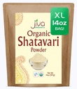 Jiva Organic Shatavari Powder 14 Unnce Bulk Bag - Spargel racemosus - Pure Ayurvedic Herb