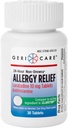 GeriCare Loratadine 10mg Non-Drowsy 24-Hour Allergy Relief, Antihistamine Allergy/Sinus Support Tablets für Runny Nose, Sneezing, Itchy, 30 Count, 1 Pack.