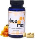 AbeeMed Bee Venom Kapseln - Natürliche Apitoxin-Ergänzung w/Manuka Honig - Entzündungs- & Mobilitätsunterstützung, Gelenk- & Muskel-Deskomfort - Unterstützung Verstauchungen, Brügge und Stämme - 60 Zähler (30 Portionen)