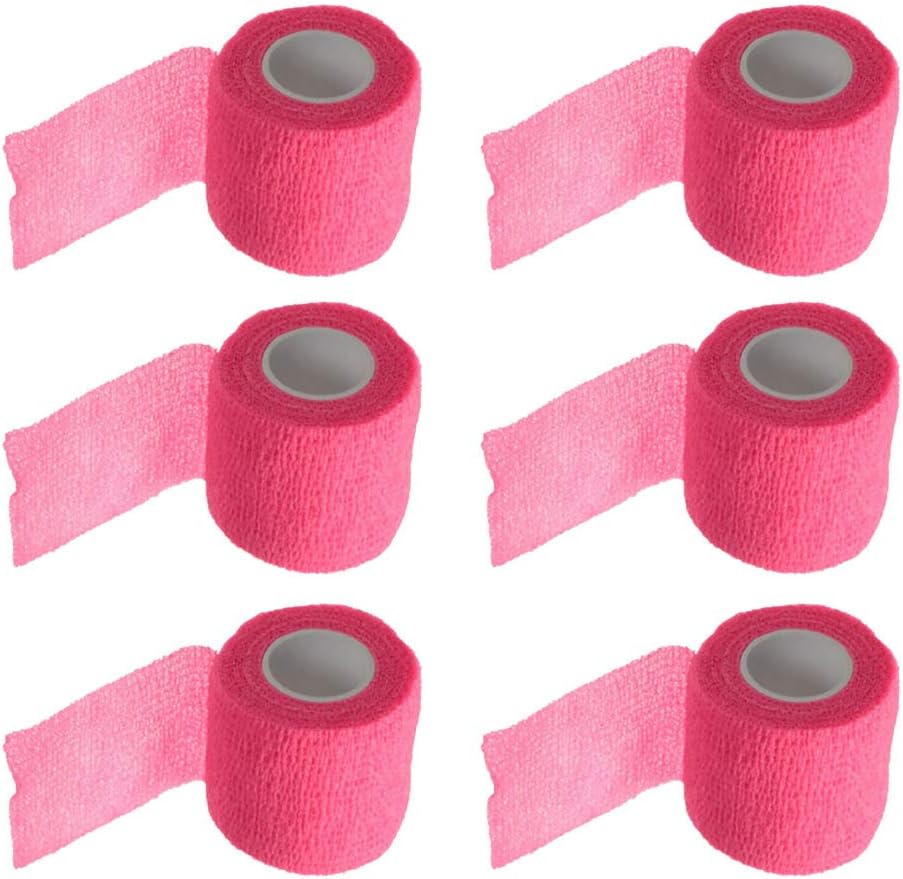 ESUPPORT 2 Zoll X 5 Yards Selbstklebende Cohesive Wrap Bandages Kleben Wounds Starke elastische Erste Hilfe Tape für Sport Handgelenk Knöchel 6 Zähler
