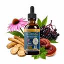 MunoMax - Advanced Immun Support Supplement - Flüssige Lieferung für bessere Absorption - Echinacea, Astragalus, Reishi, Goldenseal, Elderberry & More!