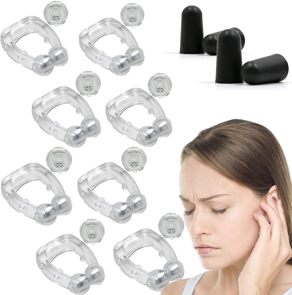 Tinnitus Relief für Ring Ohren, Akupeace Tinnitus Relief Gerät, Acupeace Anti Tinnitus Relief Ohr Clip, Gerät zum Stoppen Ohrring (4Pairs)
