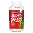 Health Plus Inc Super Colon Cleanse 530 mg 240 Kapseln, Paket kann variieren