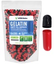 XPRS Nutra Size 4 Empty Capsules - 1000 Count Small Empty Gelatin Capsules - Pills DIY Capsule Filling - Fillable Pure Bovine Pill Gel Caps for Do-It-Yourself Supplements (Black/Red)