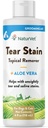 NaturVet – Tear Stain Topical Remover Plus Aloe – 4 Unze | Eliminates Unsightly Tear & Saliva Stains | Gentle, Water-Based Formel | für Hunde & Katzen