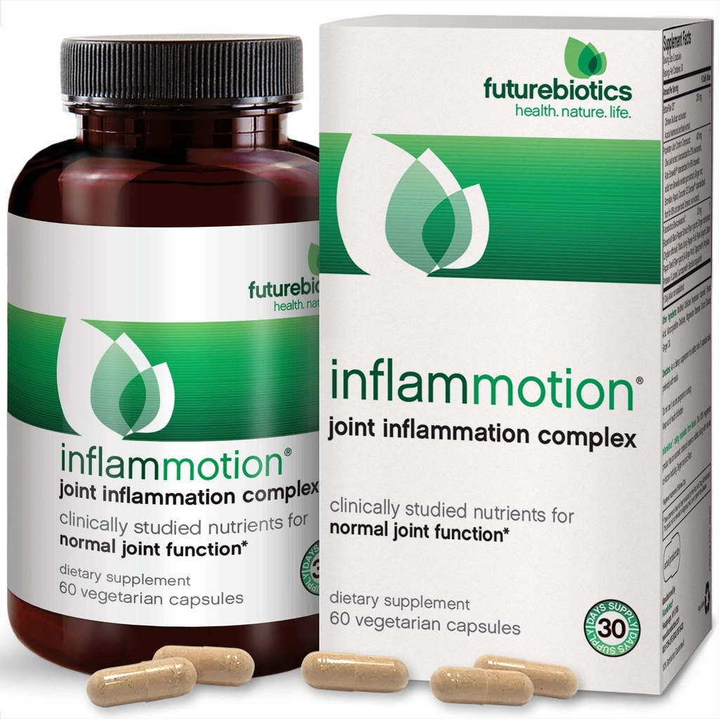 Futurebiotics InflamMotion, Gelenkentzündungskomplex, 60 vegetarische Kapseln