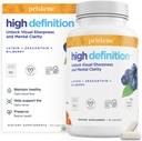 High Definition Brain + Augen-Vitamine für Gedächtnis, Fokus & Konzentration, Lutein & Zeaxanthin (25mg/5mg) Ihre Augen vor blauem Licht und Bildschirmen zu schützen, Bilberry-Ergänzung für Augen BDNF
