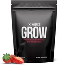 Xwerks cultivent 100 % de protéines de lactosérum de la Nouvelle-Zélande, 25g poudre de protéines isolates pures par portion, tous les paléo naturels et kéto, sans soja sans gluten facile à digérer, fraise, 30 portions