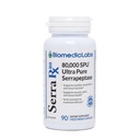 Serra-RX 80.000 SPU Serrapeptase - Säure-Resistant Proteolytic Systemic Enzyme, Non-GMO, Glutenfrei, Vegan, Unterstützt Sinus & Lung Health, 90 Veg Kapseln