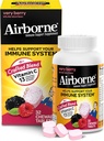 Airborne Vitamin C 1000mg (pro Servieren) Sehr berry Kautabletten (32 Count in a Box), Glutenfreie Immununterstützungsergänzung, mit Vitaminen A C E, ZINC, Selen, Echinacea & Ginger, Antioxidantien