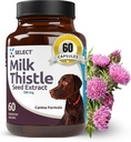 K9 Select Milk Thistle for Dogs, 100mg - 60 Gemüsekapseln - Canine Liver Health Milk Thistle Supplement - Milk Herbal