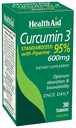 Curcumin Complex 600 mg, 30-Count | Kurkumaextrakt mit Bioperin für verbesserte Absorption, 95% Curcuminoide | Vegan, Tägliche Joint & Immun Support Supplement