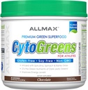 ALLMAX Nutrition - Cytogreens Super Greens Powder, Infused with Spirulina, Spinach & Barley Grass, Supports Immune & Digestive Health, Gluten Free & Vegan, 30 Servings (Chocolate)