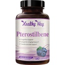 150mg Supplément Pterostilbene - Supplément antioxydant une fois par jour pour le vieillissement en santé Immune coeur Soutien de la peau et du cerveau - naturellement dérivé non-OGM et fabriqué aux États-Unis (180 portions)