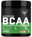 Bolt BCAA Pulver, 2:1:1 Potent Formula-Leucine, Isoleucin, Valline, Suppots Muskelrückgewinnung, Wachstum & Endurance,Watermelon Fizz, 30 Servierungen