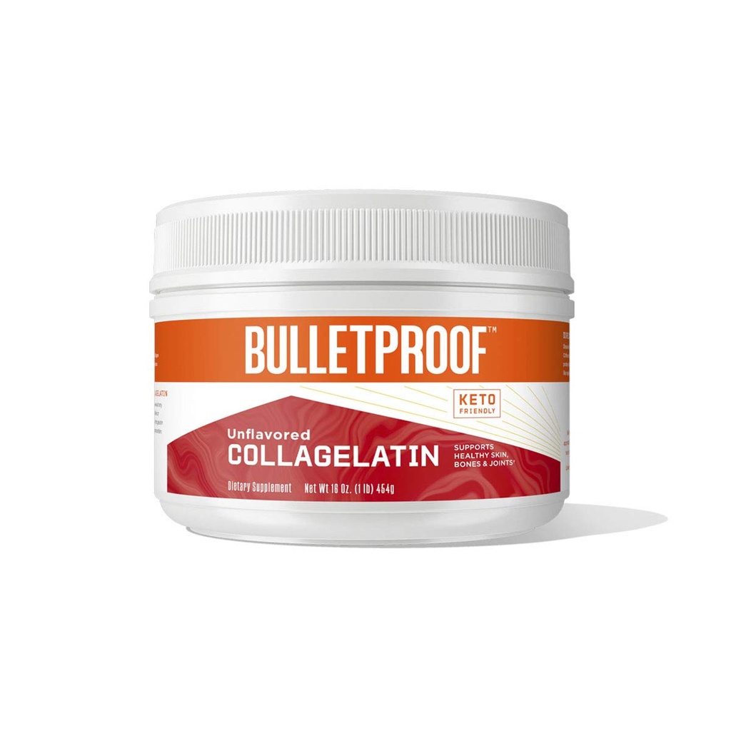 Bulletproof CollaGelatin, Gelatin Enhanced with Collagen Protein, Perfect for The Keto and Paleo Diet Recipes (16 Unzen)