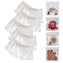 Glatte Trip Pillen Taschen für Reisen - 24 wiederverwendbar zertifizierte Lebensmittel Grad Zip Top Pillen Pouches für Medizin, Vitamine, Snacks und Zubehör - Größer 3.25 x 3.5" Größe