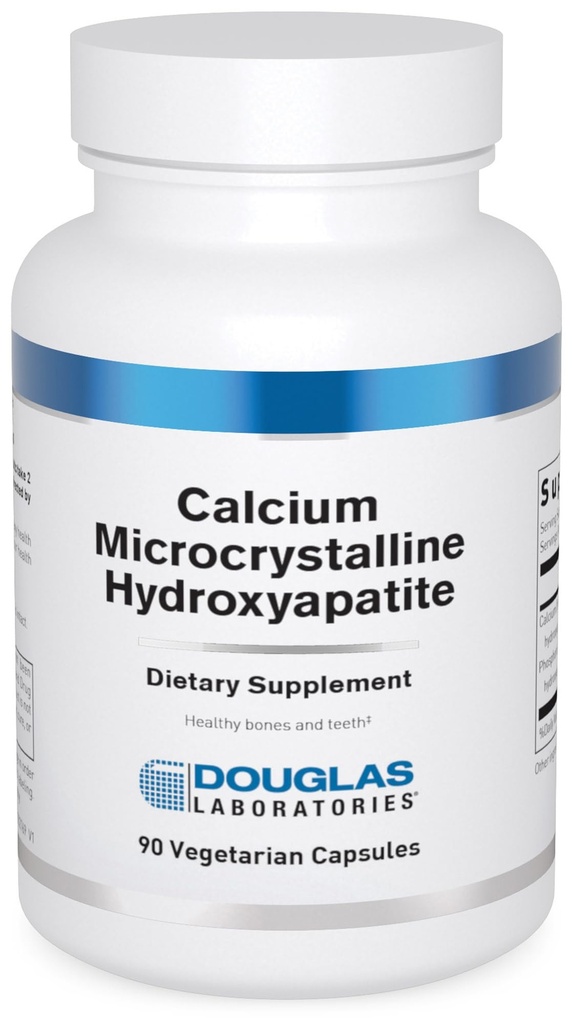 Douglas Laboratories Calcium Microcristallin Hydroxyapatite - Soutien de la santé des dents et des os* - avec le calcium et le phosphore Micronutriments - Suppléments alimentaires - 90 comprimés