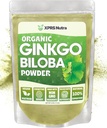 XPRS Nutra Organic Ginkgo Biloba Powder - Gingko Biloba Ergänzungen für Kognition - Vegan Friendly Ginkoba Biloba Organic - Immunität Boosting Ginkgo Biloba Powder (8 oz)