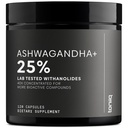 Toniiq Ashwagandha – 40:1 Konzentrierter Extrakt – 25% Withanolides – Wild Harvested in Indien – Hochverfügbar mit schwarzem Pfeffer – Third-Party Tested – 120 Kapseln – 1.300 mg pro Servierung