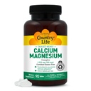 Country Life Target-Mins Calcium Magnesium Complex 1000mg/500mg, 90 Tabletten, Zertifizierter Glutenfrei, Zertifiziertes Vegan, Zertifiziertes Non-GMO Verified
