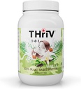 Thriv THriV Nutrition - Bio Pflanzenbasiertes Proteinpulver, Schokolade oder Vanille, Vegan, Glutenfrei, Non-GMO, Dairy Free, (2.5lb/1,140g) Pulver (Vanilla)