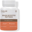 Brain Booster Peptide – Grass‐Fed Bovine Brain – unterstützt Fokus, Gedächtnis & Mental Clarity – Natural Nootropic mit Hydropeptex® – 60 Kapseln
