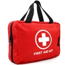 330 Stück Erste Hilfe Kit, Premium wasserdicht Kompakt Trauma Medizinische Kits für alle Emergenzen, Ideal für Zuhause, Büro, Auto, Reisen, Outdoor, Camping, Wandern, Bootfahren (Rot)