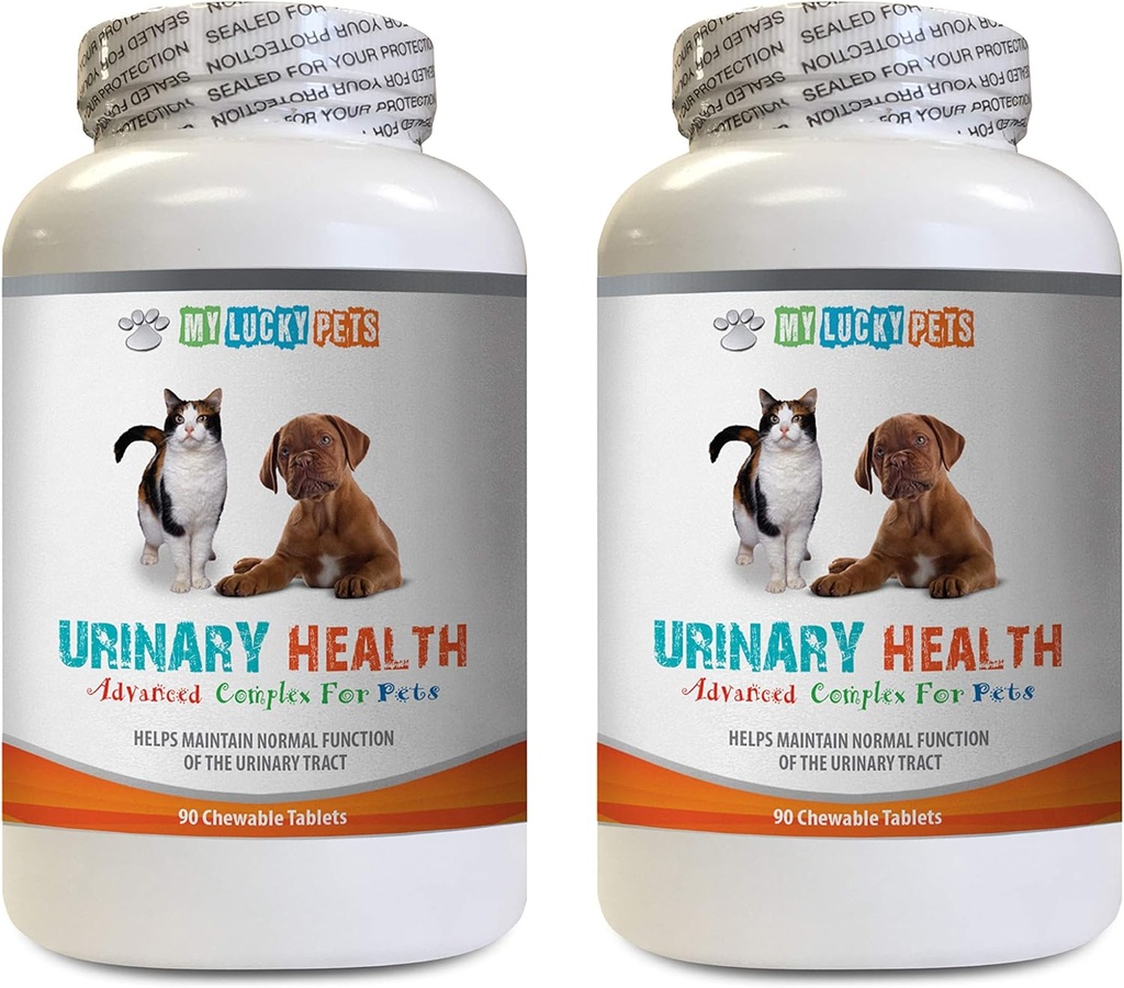 Katze Urinary Tract Gesundheit - Haustiere Urinary Health Complex - für Hunde und Katzen - Advanced Bladder Support - Cranberry Pills for Cats - 2 Flaschen (180 Bäume)