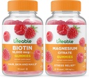 Biotin + Magnesium, Gummis Bundle - Große Verkostung, Vitaminergänzung, Glutenfrei, GVOfrei, Kaubar