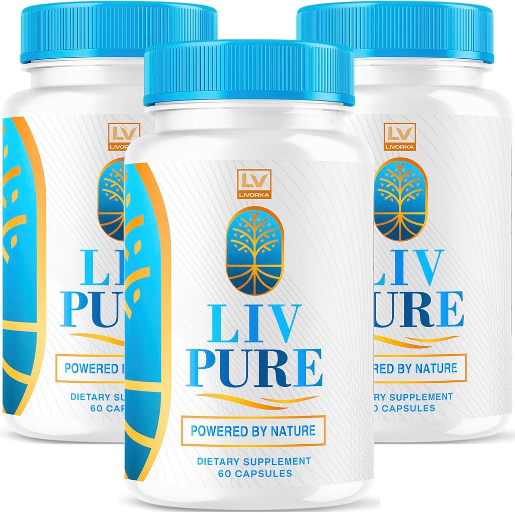 (3 Pack) Liv Pure, Liv Pure Reviews, Liv Pure Pills, Liv Pure Pills Reviews, Livpure, Liv Pure Capsules Liver, LivPure Pill Now in Capsules, 180 Capsules for 90 Day.