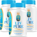 (3 Pack) Liv Pure, Liv Pure Reviews, Liv Pure Pills, Liv Pure Pills Reviews, Livpure, Liv Pure Capsules Foie, LivPure Pill Now en Capsules, 180 Capsules pour 90 Jours.