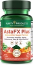 Produits de pureté AstaFX Plus - Astaxanthin Super Formula - 30 jours d'approvisionnement pour soutenir l'endurance - favorise la santé de la peau - soutient la santé visuelle - jusqu'à 6 000 fois plus puissant que la vitamine C