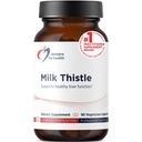 Conceptions pour la santé Extrait de chardon de lait - hautement normalisé à 80% Silymarin de graines de chardon de lait - Supplément de soutien foie + détox avec lécithine de tournesol pour améliorer l'absorption (90 capsules)