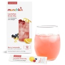 Munchkin® Milkmakers® Lactation Drink Mix Supplement mit B Vitamine/Collagen/Fenugreek & Milk Distel für stillende Mütter, Berry Lemonade, 14 Count