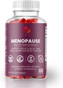 Menopause Gummis mit Black Cohosh & Ashwagandha KSM-66 – Organic Supplement for Women's Wellness – 60 Count