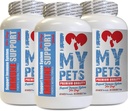 Support immunitaire pour chien - Support immunitaire pour chien - Booster - PET santé - Supplément - Burdock pour chiens - 180 gâteries (3 bouteilles)
