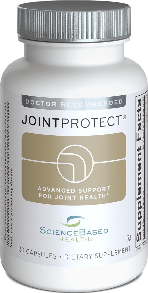 JointProtect – Fortgeschrittene gemeinsame Unterstützung mit Glucosaminsulfat, Boswellia (30% AKBA), Longvida Curcumin, FruiteX-B und Vitamin C – Komfort, Flexibilität und Knorpelgesundheit – 120 Kapseln