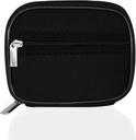Serfeymi Wochenreise Pille Organizer Pille Case für Geldbeutel mit abnehmbaren 7 Tage Pille Box, Modische Reise Medizin Organizer Pille Behälter für Medizin, Vitamin, Beilage - Schwarz 01