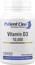 Patient One Vitamin D3 10.000 IU | Beilage zur Unterstützung von Immun-, Herz- und Knochengesundheit* | Hochabsorbierbare Cholecalciferol Form | 120 Kapseln