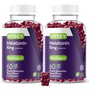 Viteey Melatonin Gummies 10mg - Schlafgummis für Erwachsene Extrastärke Melatonin - Vegan, GMO Free, Glutenfrei - 120 Count