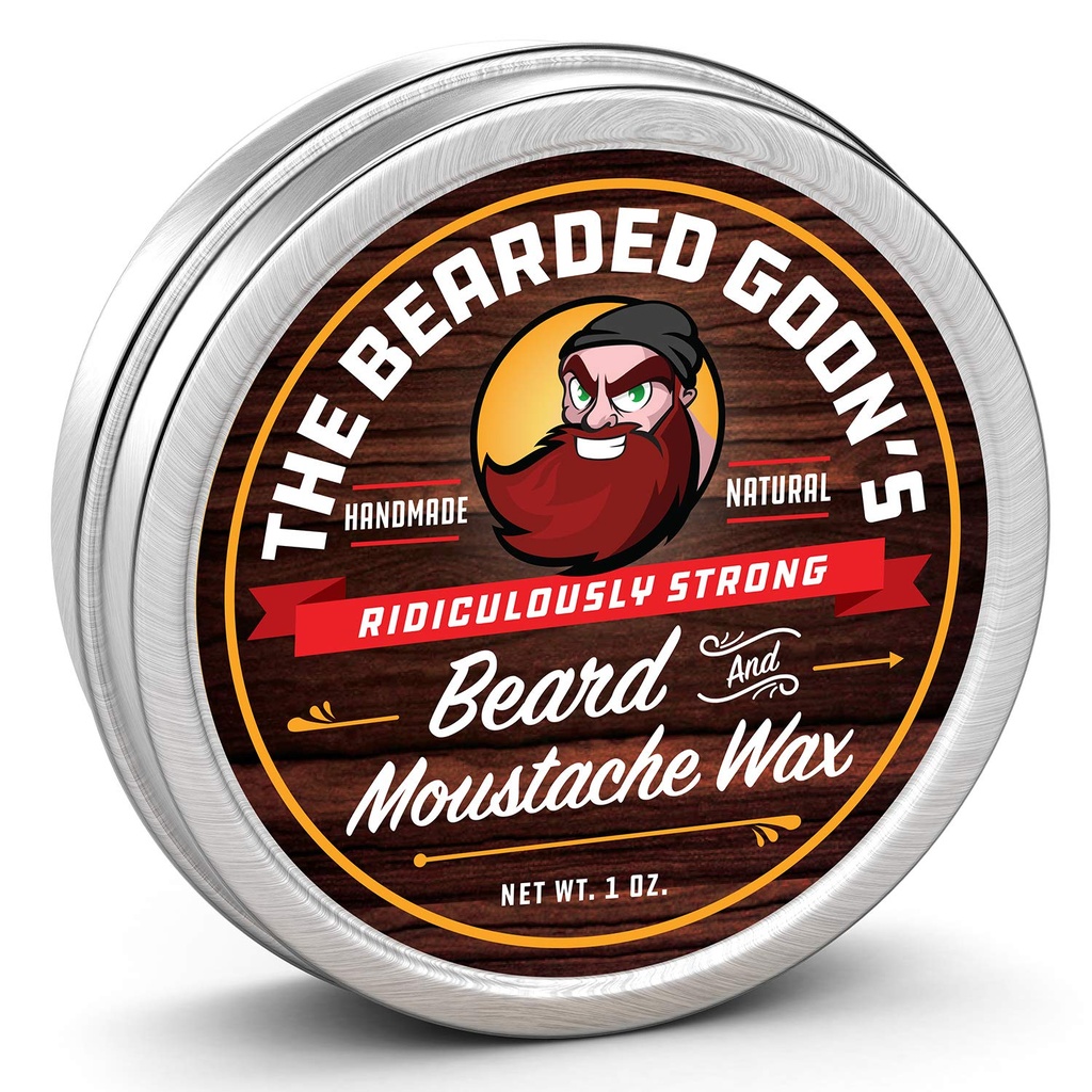 Moustache et cire de barbe ridculeusement fortes pour les hommes